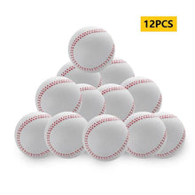 Load image into Gallery viewer, 12PCS Baseball Tball 9&quot; Bouncy Soft Ball Beginner Toy PU Foamed Training Exercise Set High Quality Durable
