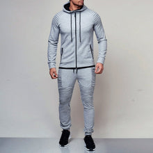 Load image into Gallery viewer, 2 pieces Autumn Running tracksuit men Sweatshirt Sports Set Gym Clothes Men Sport Suit Training Suit Sport Wear Outdoor
