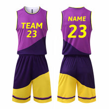 Load image into Gallery viewer, Kids Adult Basketball Clothes Women Men Basketball Jersey Set Child Basketball Vest Shorts Training Uniform Sports Suit Team Kit
