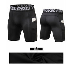 Load image into Gallery viewer, New Design Mens Sports Tights Basketball Running Fitness Shorts
